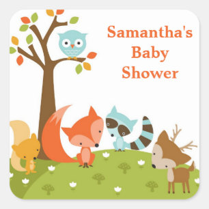 Cute Woodland Animal Stickers