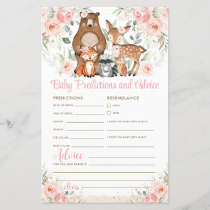 Cute Woodland Animals Baby Predictions & Advice