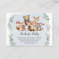 Cute Woodland Animals Boy Shower Books for Baby