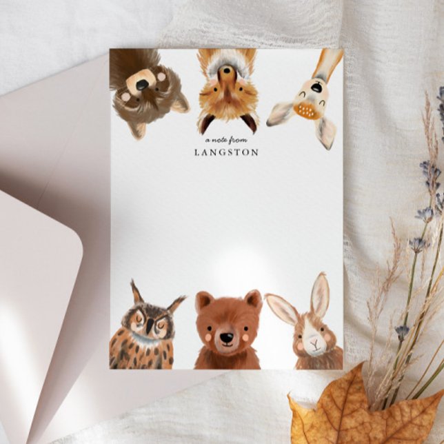 Cute Woodland Animals Kids Card (Creator Uploaded)