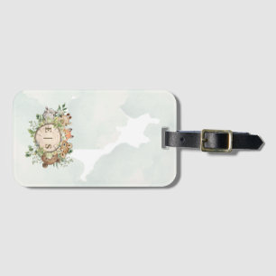 Cute Woodland Animals Luggage Tag