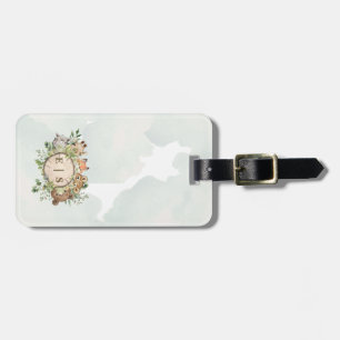 Cute Woodland Animals Luggage Tag
