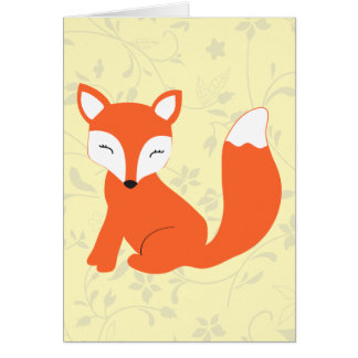 Cute Woodland Baby Fox