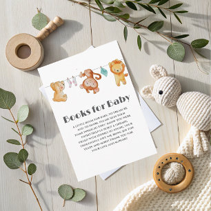 Cute Woodland Book Request Enclosure Card