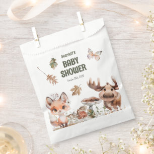 Cute Woodland Friends Baby Shower Favour Bag