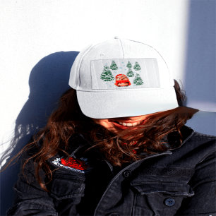 Cute Woodland Hedgehog Christmas Trucker Hat Fes