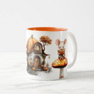 Cute Woodland Mouse & Mushroom Cottage Mug – Whims