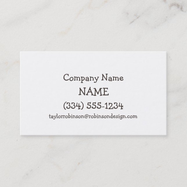 Cute Woodland Squirrel on Light Sage Green Business Card (Front)