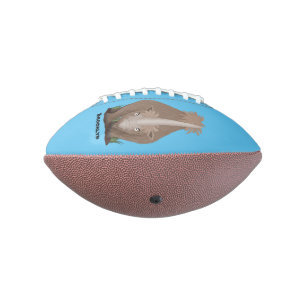 Cute woolly rhino elasmotherium cartoon football