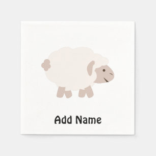 Cute Wooly lamb Napkin