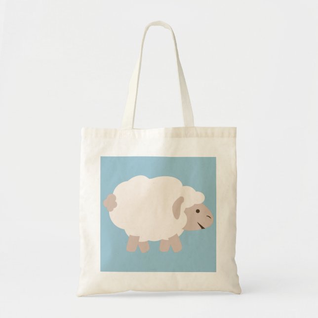 Cute Wooly lamb Tote Bag (Front)