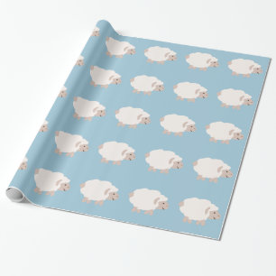 Cute Wooly lamb Wrapping Paper