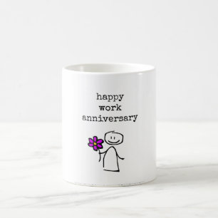 Cute Work Anniversary Gift, Coworker, Boss, Mug