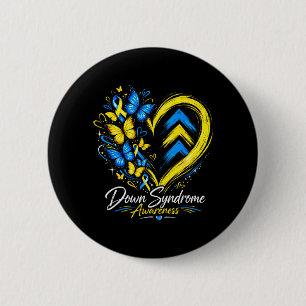 Cute World Down Syndrome Awareness for Men Women 6 Cm Round Badge