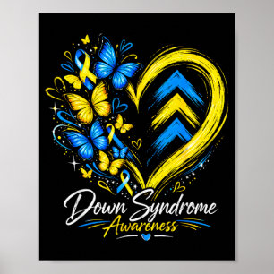 Cute World Down Syndrome Awareness for Men Women Poster