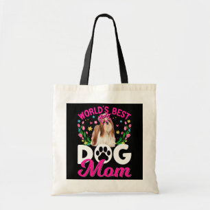 Cute World's Best Shih Tzu Dog Mum Mother's Day  Tote Bag