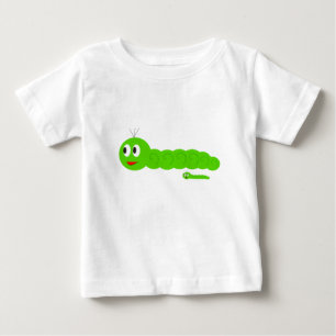 Cute Worm Father and Son Baby T-Shirt