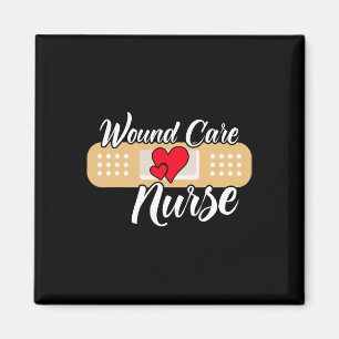 Cute Wound Care Nurse Heart Magnet