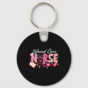Cute Wound Care Nurse Life Happy Valentine's Day S Key Ring