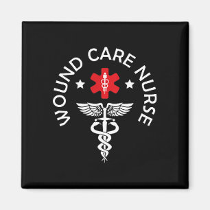 Cute Wound Care Nurse Stethoscope Nurse Magnet
