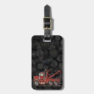 Cute Wrecker Truck Luggage Tag