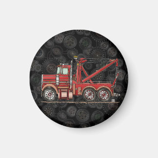 Cute Wrecker Truck Magnet