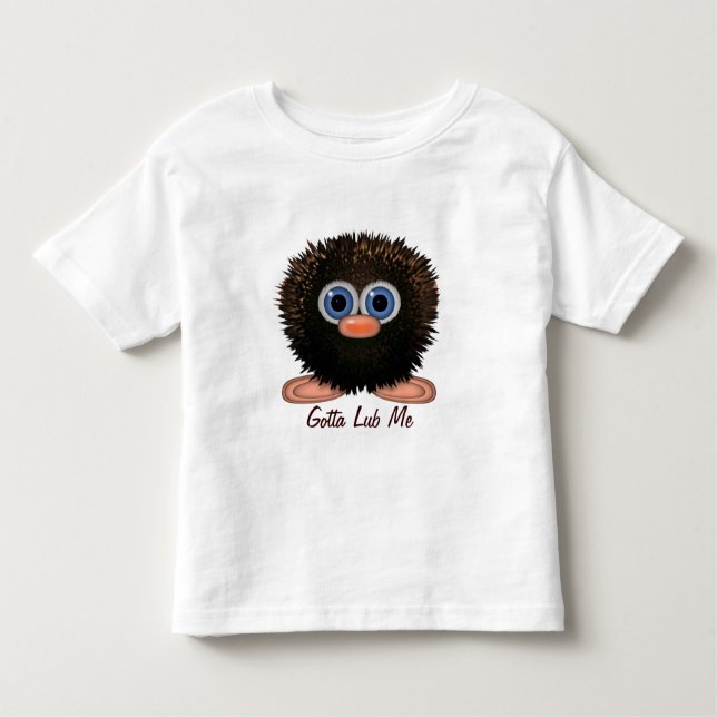 Cute Wuzzy Butt Kids Loveable Book Character Shirt (Front)