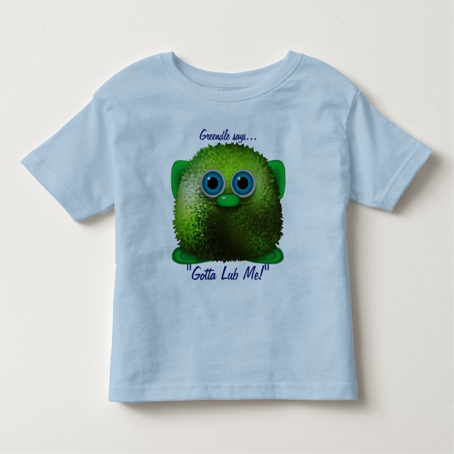 Cute Wuzzy Butt Kids Loveable Book Character Toddler T-Shirt (Front)