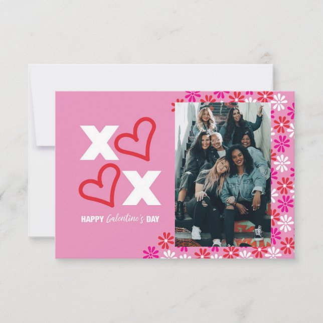 Cute XOXO Galentine's Day Card (Front)