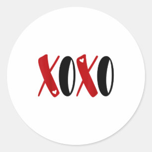 Cute Xoxo Gift T Shirt Valentine Tee Valentines Da Classic Round Sticker