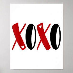 Cute Xoxo Gift T Shirt Valentine Tee Valentines Da Poster