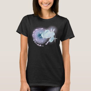 Cute Y2K Glossy Balloon Bunny Magic Stars T-Shirt