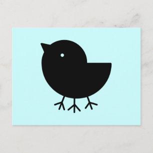 Cute Yatagarasu(black) Postcard