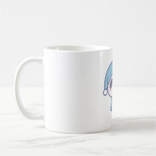 Cute Yawning Panda Hugging Pillow Coffee Mug