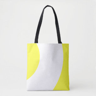 Cute Yellow and White Tote Bag