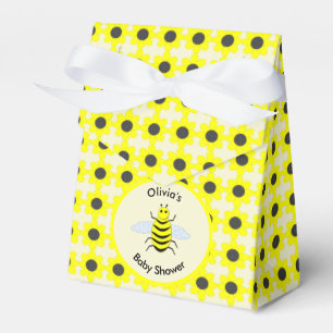 Cute Yellow Baby Bee Gender Neutral Baby Shower Favour Box