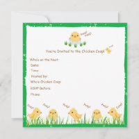 Cute Yellow Baby Chick Baby Shower