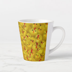 Cute Yellow Baby Chicks Latte Mug