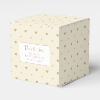 Cute Yellow Baby Shower Favour Box