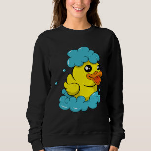 Cute Yellow Bath Duck  Soap Maker Bath Foam Sweatshirt