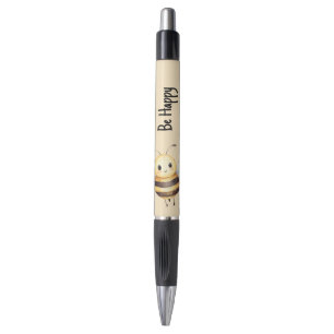 Cute Yellow Black Be Happy Bee
