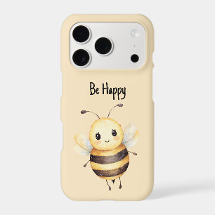 Cute Yellow Black Be Happy Bee