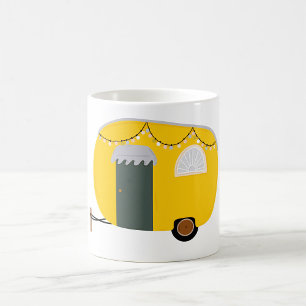 Cute Yellow Caravan Coffee Mug