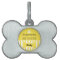 Cute Yellow Dog ID Tag