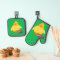 Cute Yellow Duck Funny Oven Mitt & Pot Holder Set