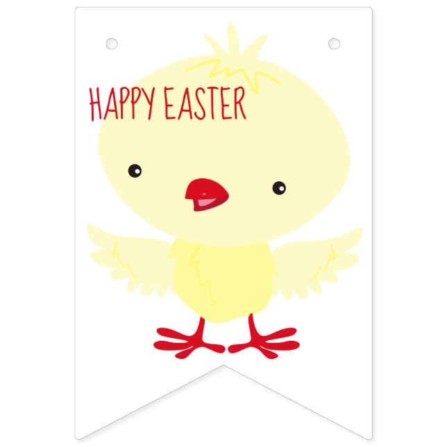 Cute Yellow Duckling | Easter Bunting (First Flag)