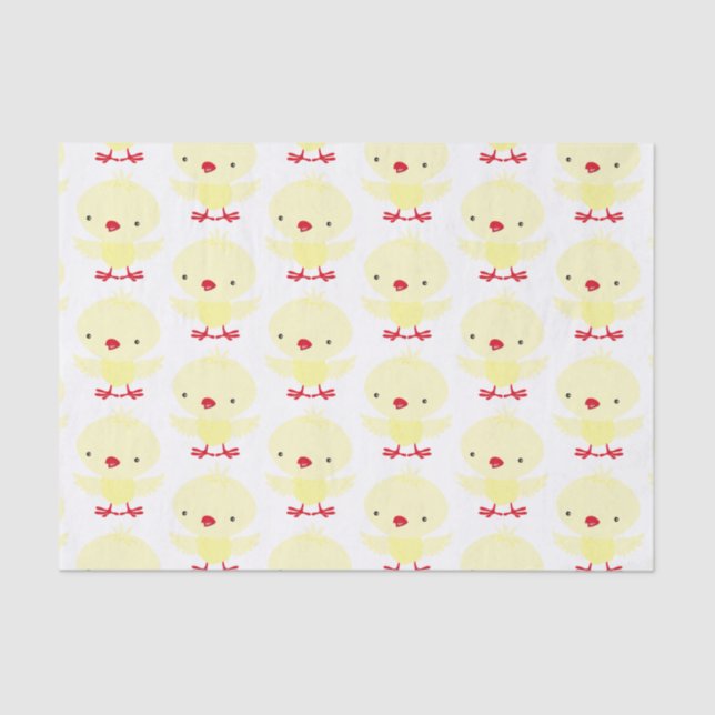 Cute Yellow Duckling | Easter Tissue Paper (Front)