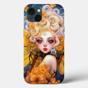 Cute Yellow Fairy Fantasy Art iPhone 13 Case