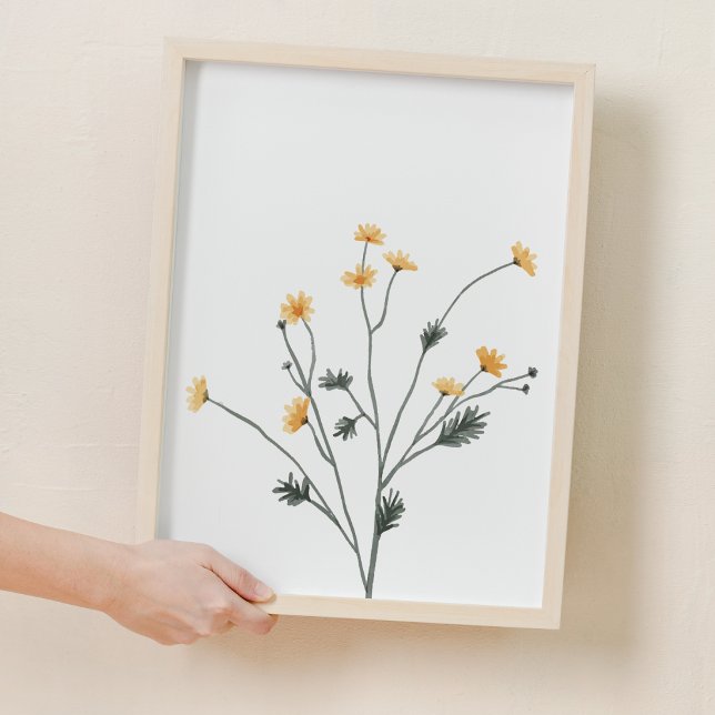 Cute Yellow Flower Cosmos Nursery Decor (Cute Yellow Flower Cosmos Nursery Decor)