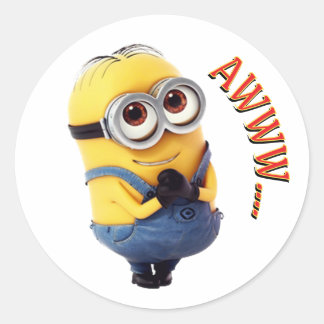Cute Yellow Goggle Character Sticker | Funny Kawai